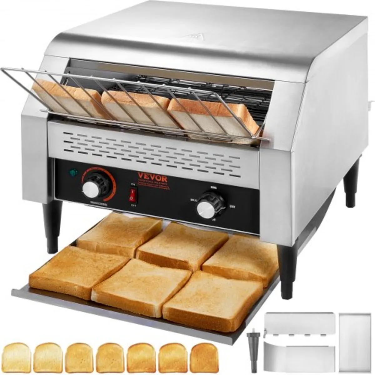 Commercial Conveyor Toaster 450 Slices/Hour Commer