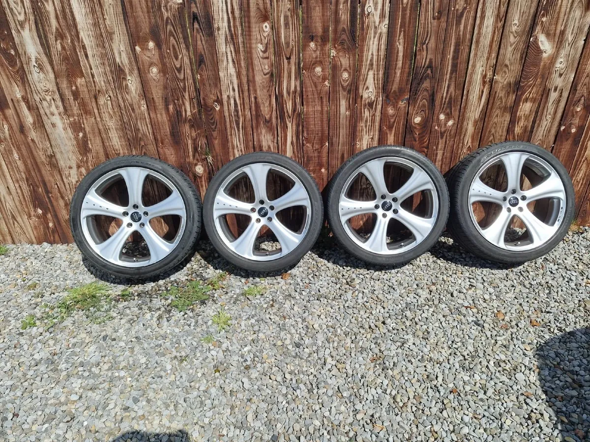 20" Kahn alloys with tyres, 5x112 - Image 3