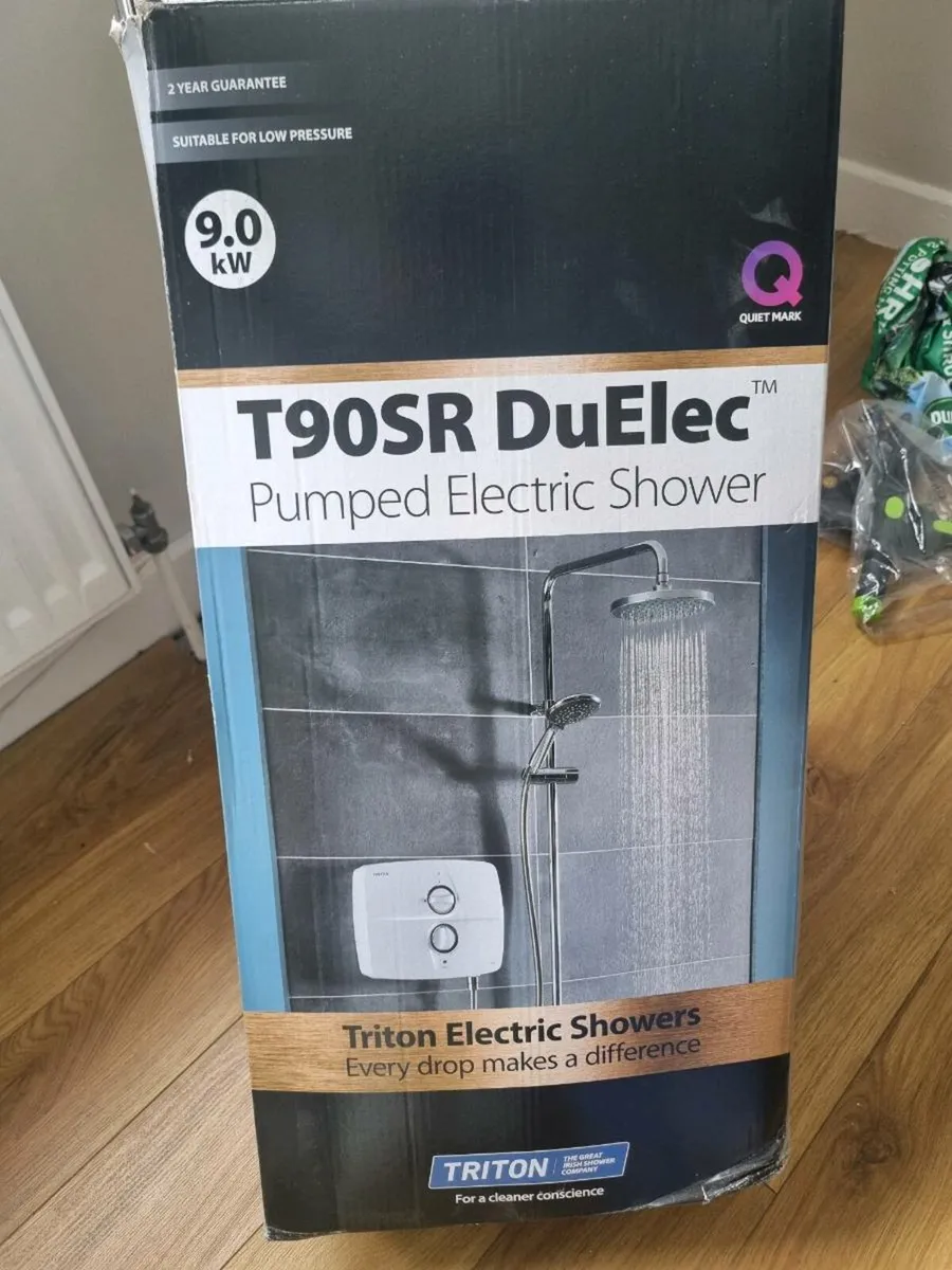 Brand new pumped electrical shower - Image 1