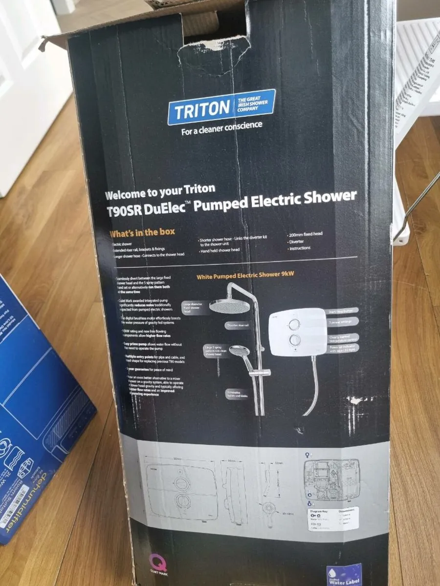 Brand new pumped electrical shower - Image 2