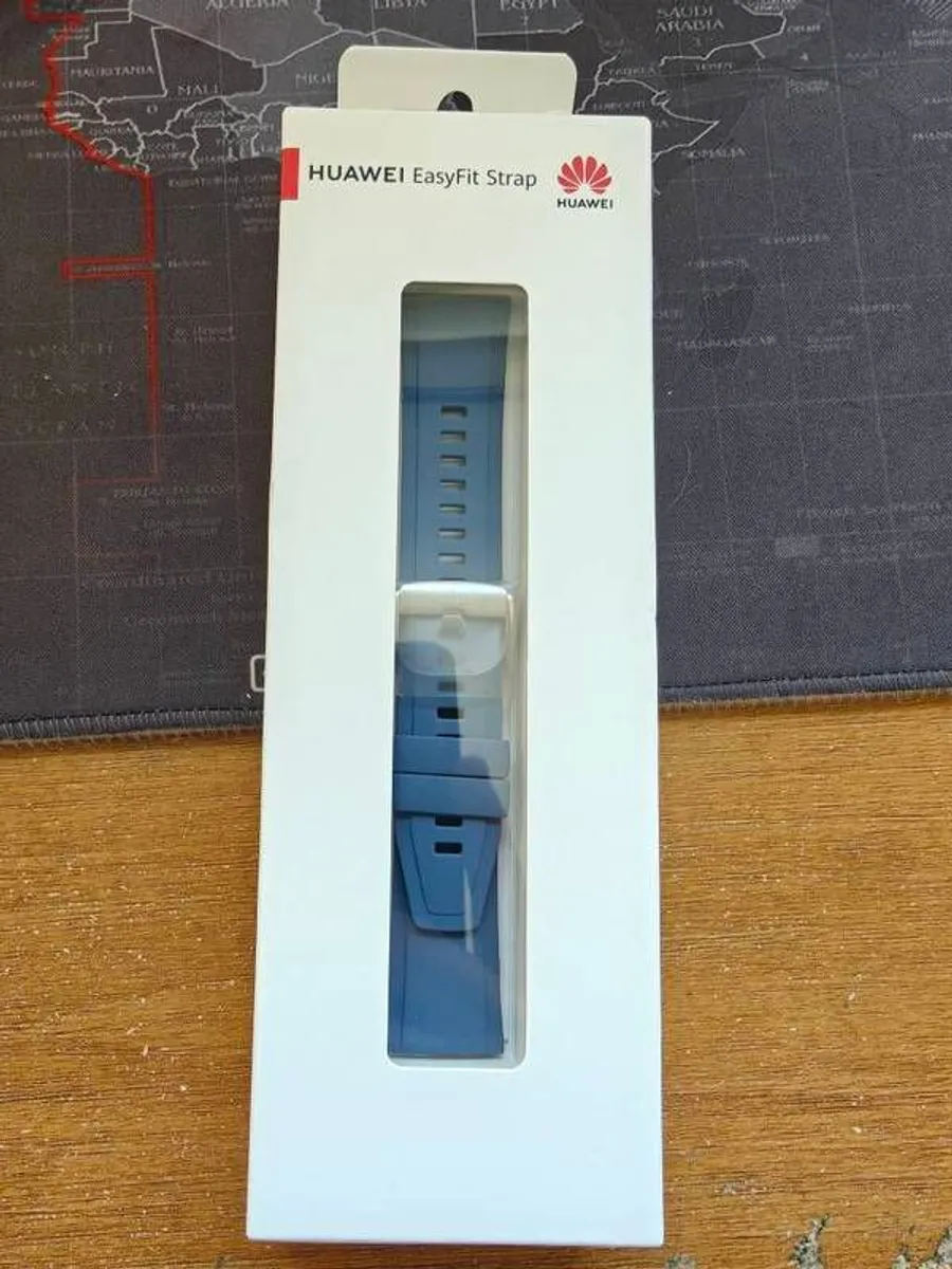 Genuine For Huawei Watch GT5/GT5 Pro - 46mm Fluoro Rubber Watch Band Strap Blue