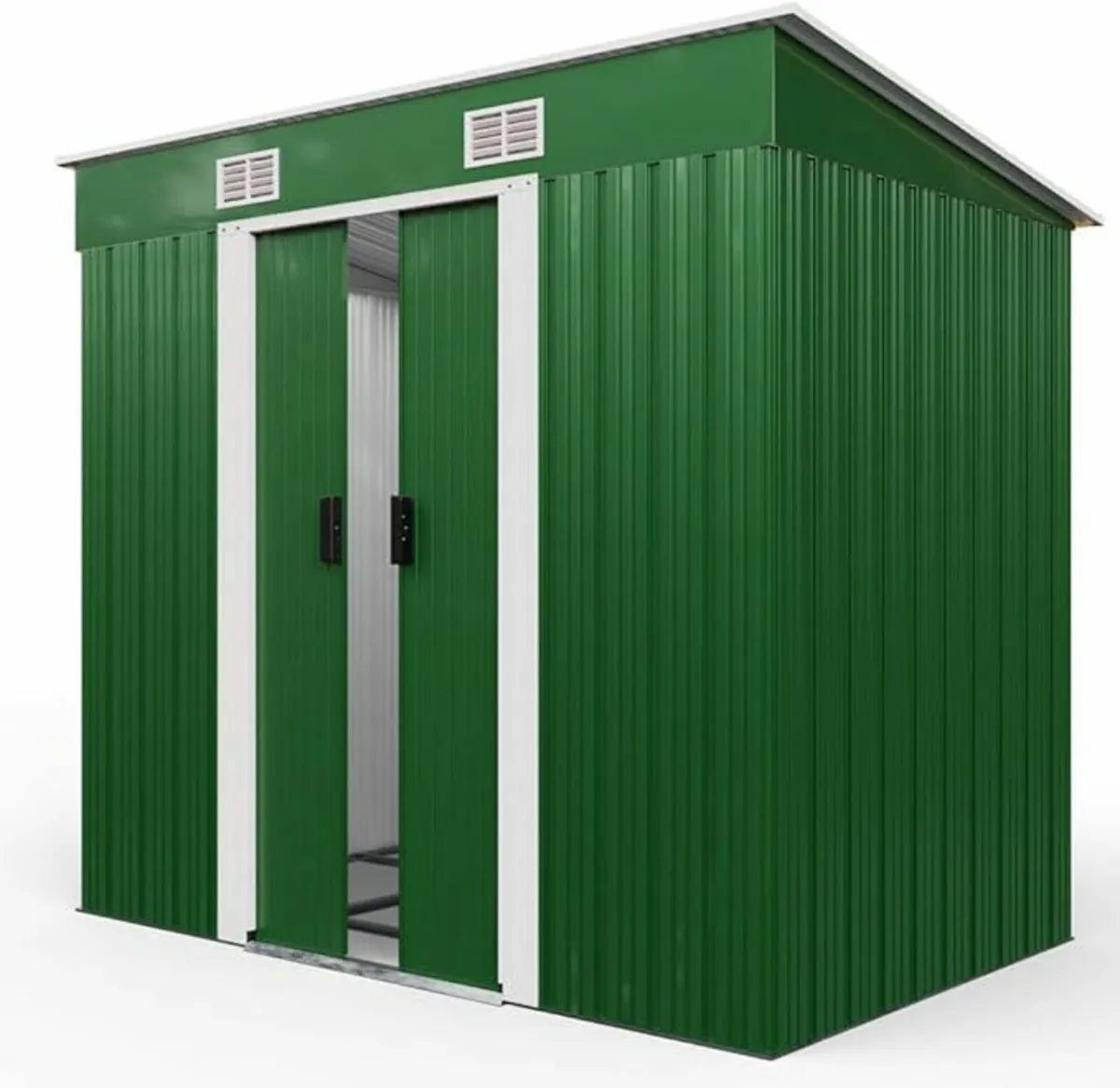 L Metal Garden Shed 2m² - Image 3
