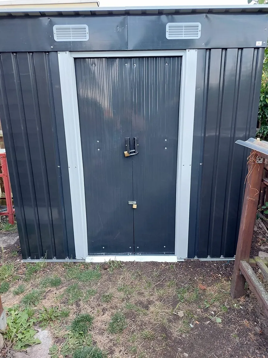 L Metal Garden Shed 2m² - Image 4