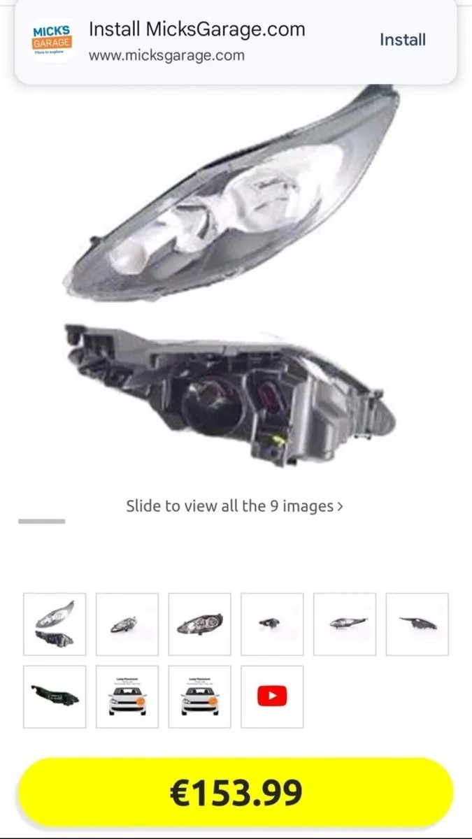 Ford Fiesta Headlights - Image 4