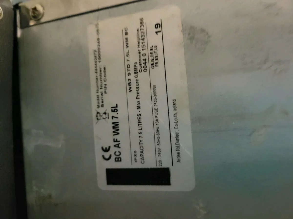 Boiler Autofill Wall Mounted BURCO Boiler - Image 3