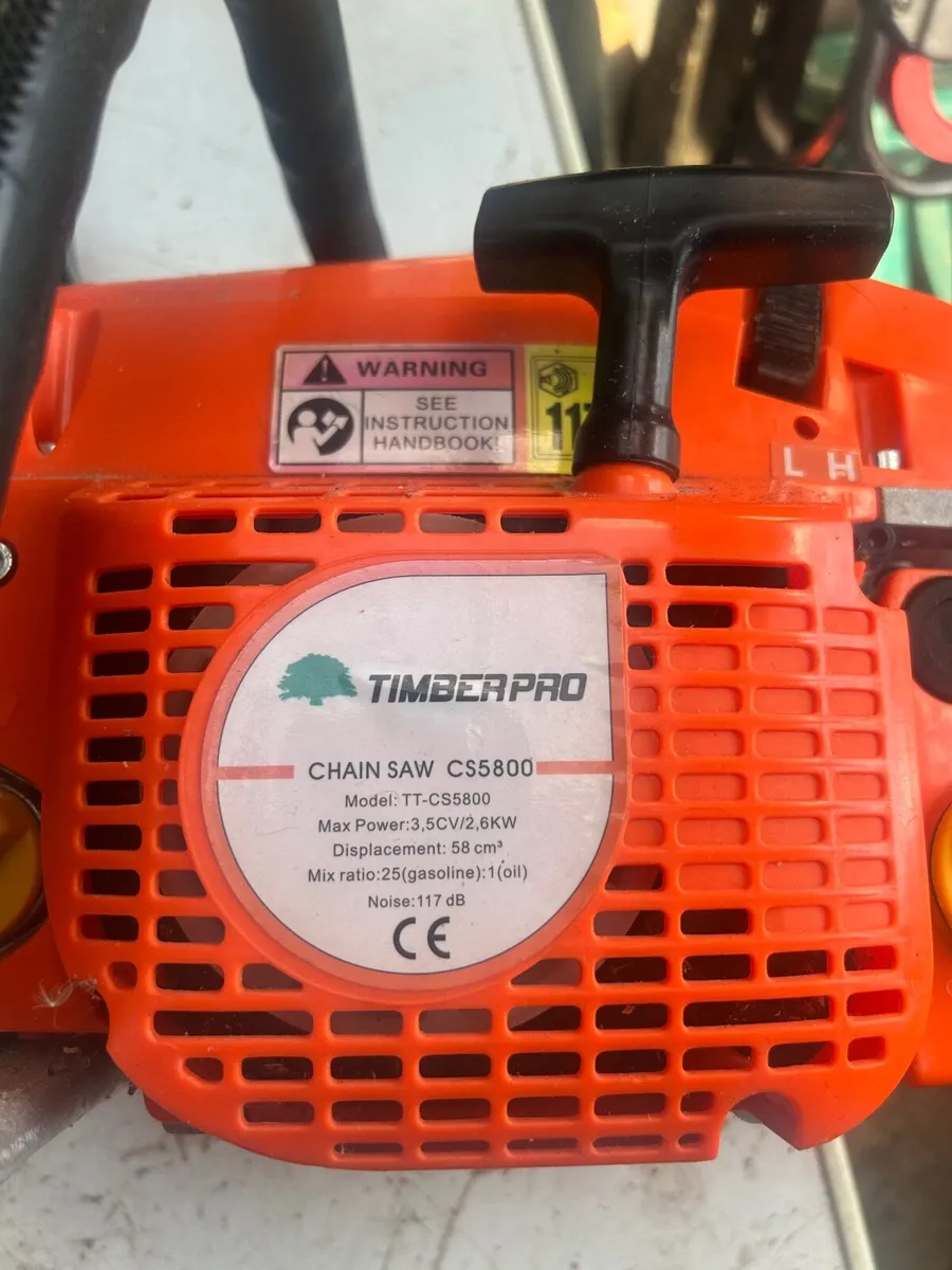 Timberpro Chainsaw CS5800 - Image 1