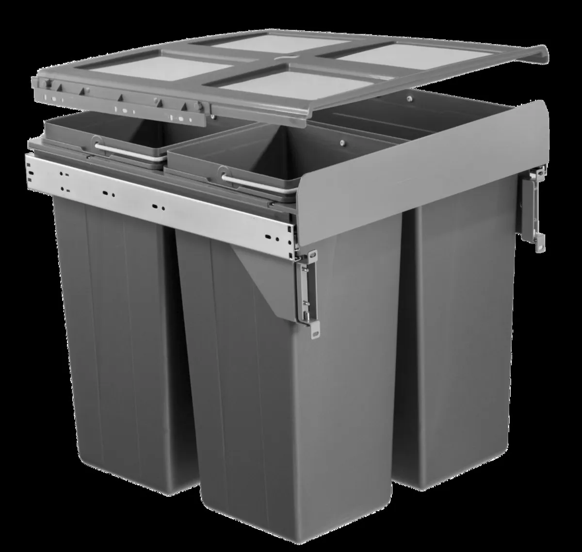 Integrated Soft Close Pull Out Kitchen Waste & Rec - Image 1