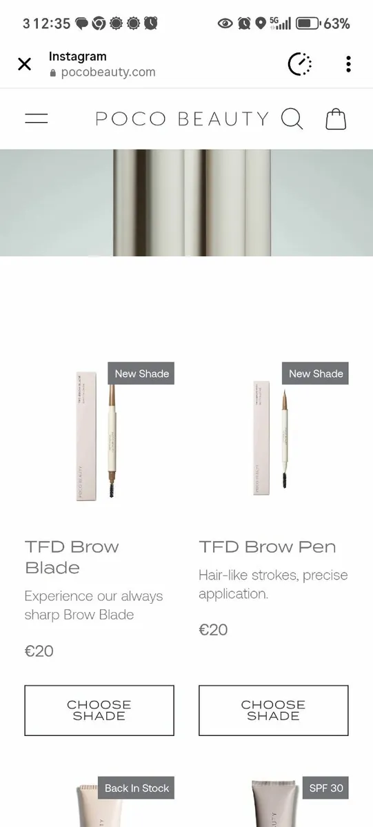 Poco Beauty Brow Blade & Pen €10 for both (New) - Image 2