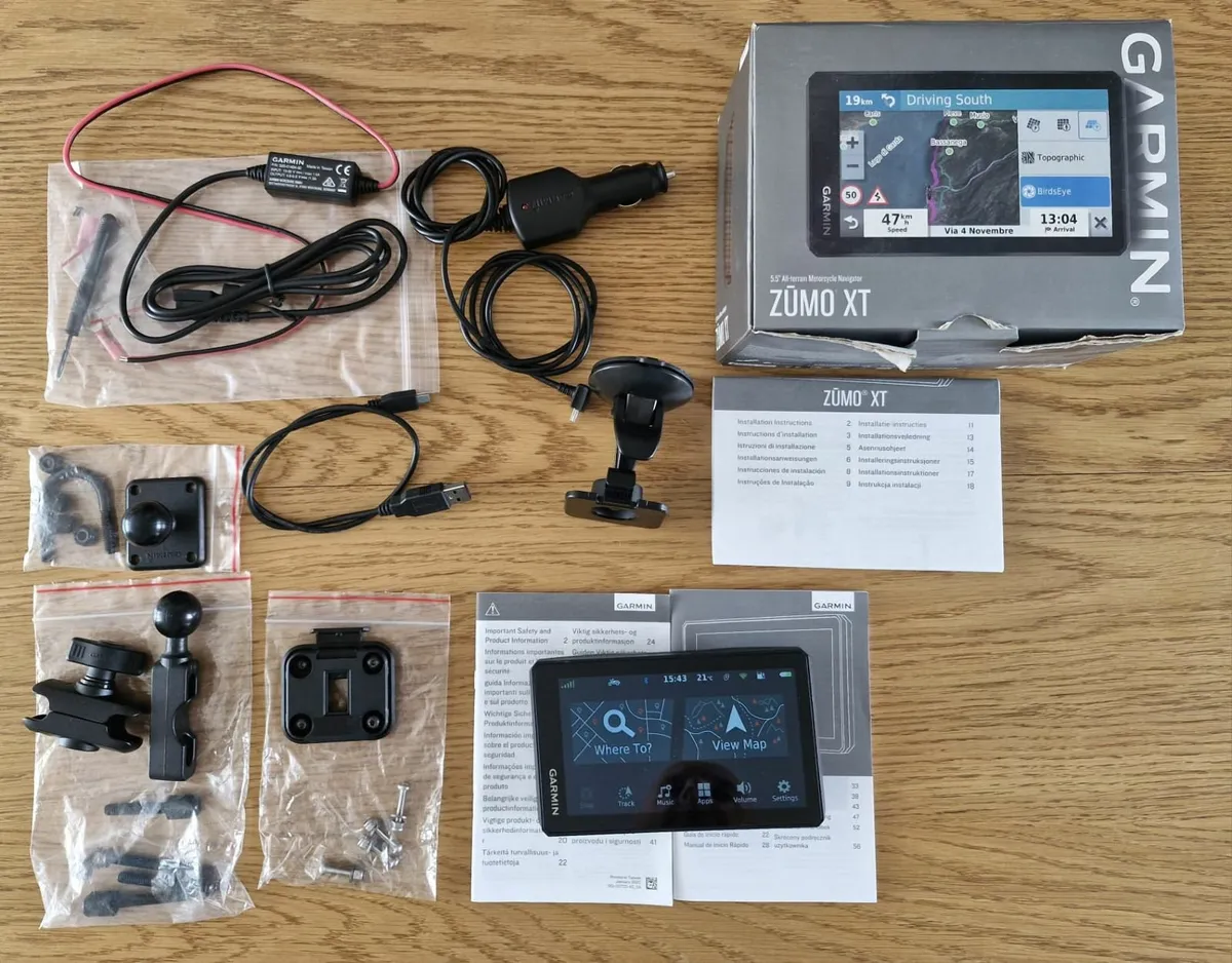 Motorcycle navigation Garmin Zumo XT - Image 1