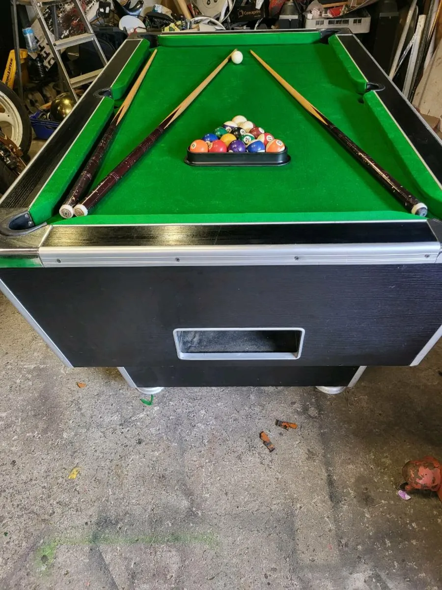 6x3 superleague slate bad pool table - Image 2