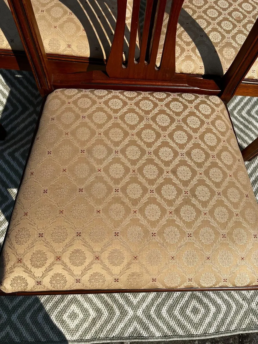 Dining Chairs - set of 6 Teak Vintage - Image 2