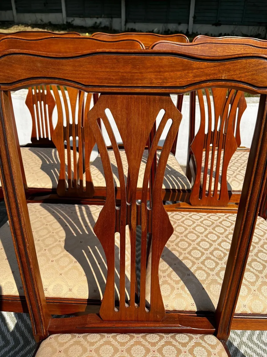 Dining Chairs - set of 6 Teak Vintage - Image 4