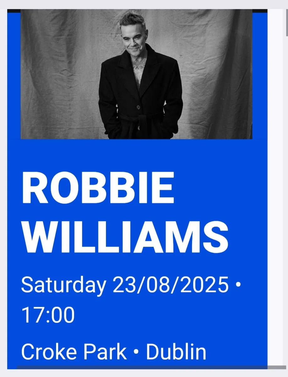 Robbie Williams  ticket