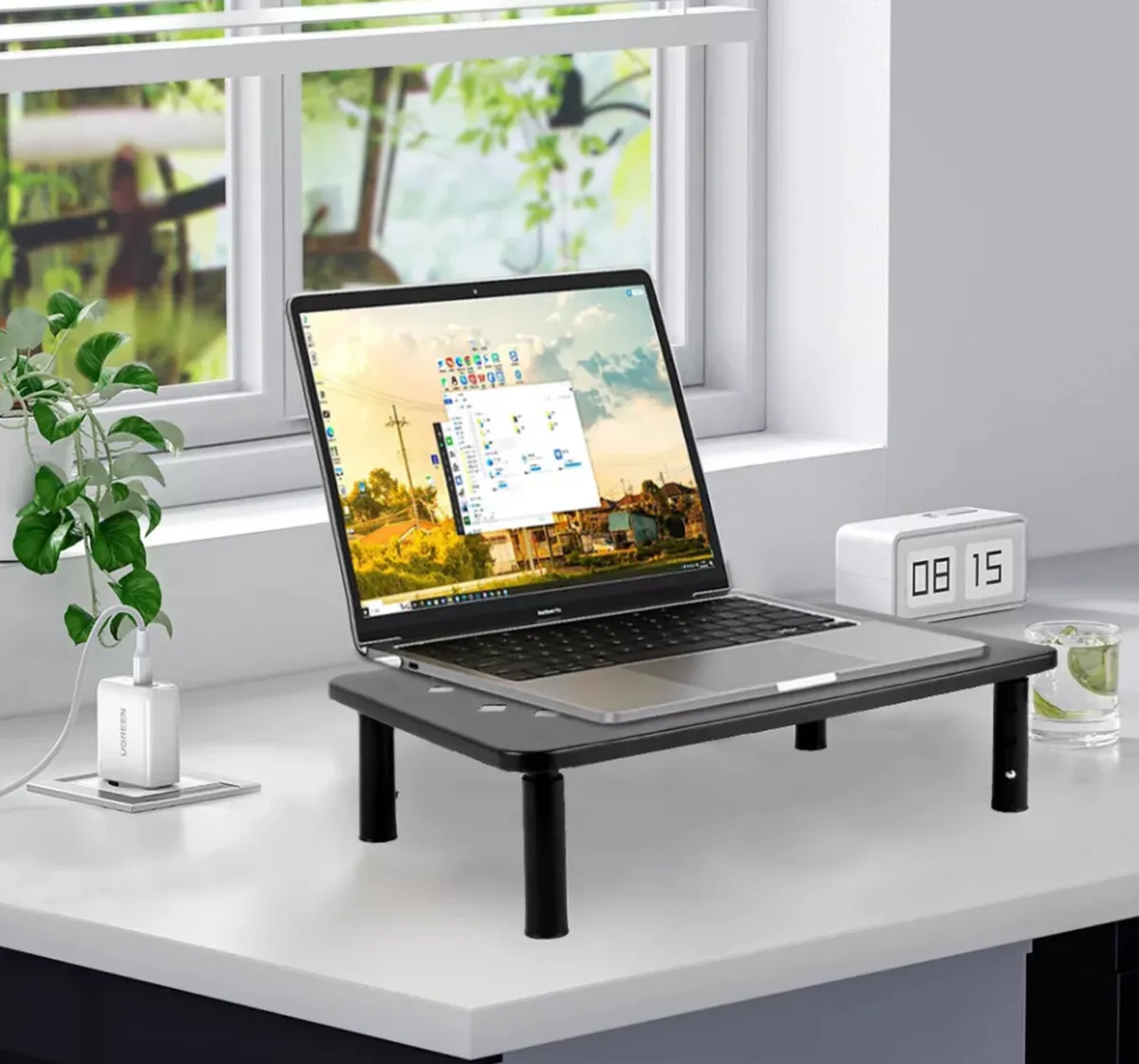 NEW Computer Monitor Riser 3 Level Adjustable - Image 2