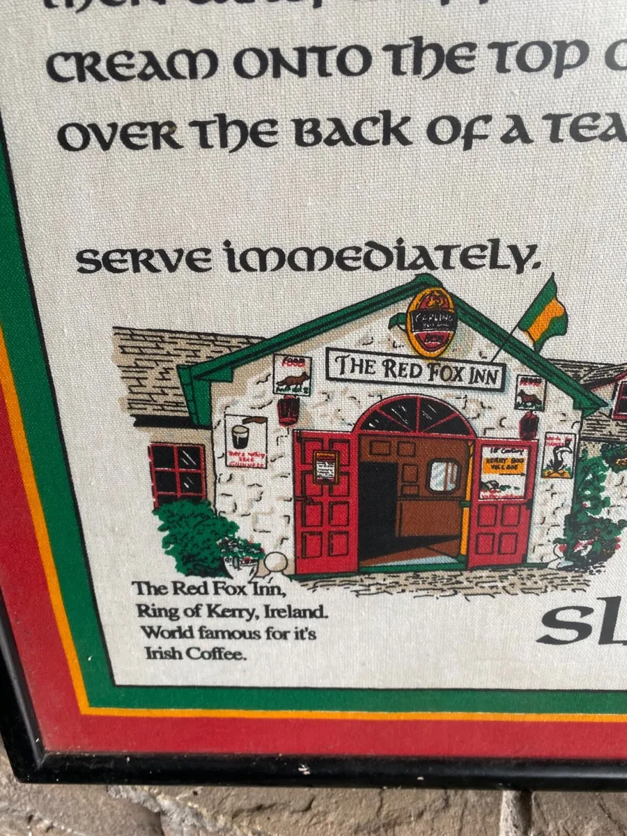 Vintage Irish framed linen pictures - Image 2