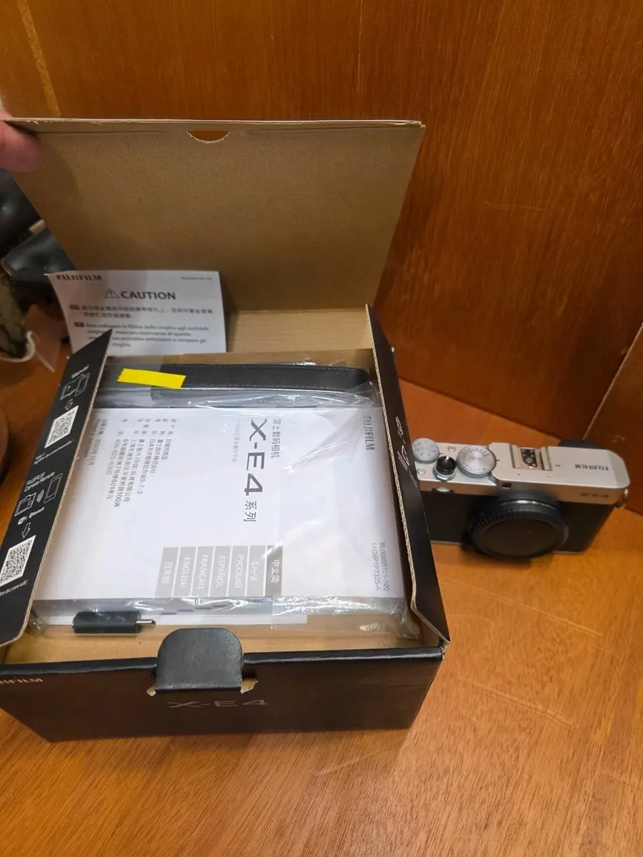 Fujifilm X-E4 Mirrorless Camera Body Silver - Image 1