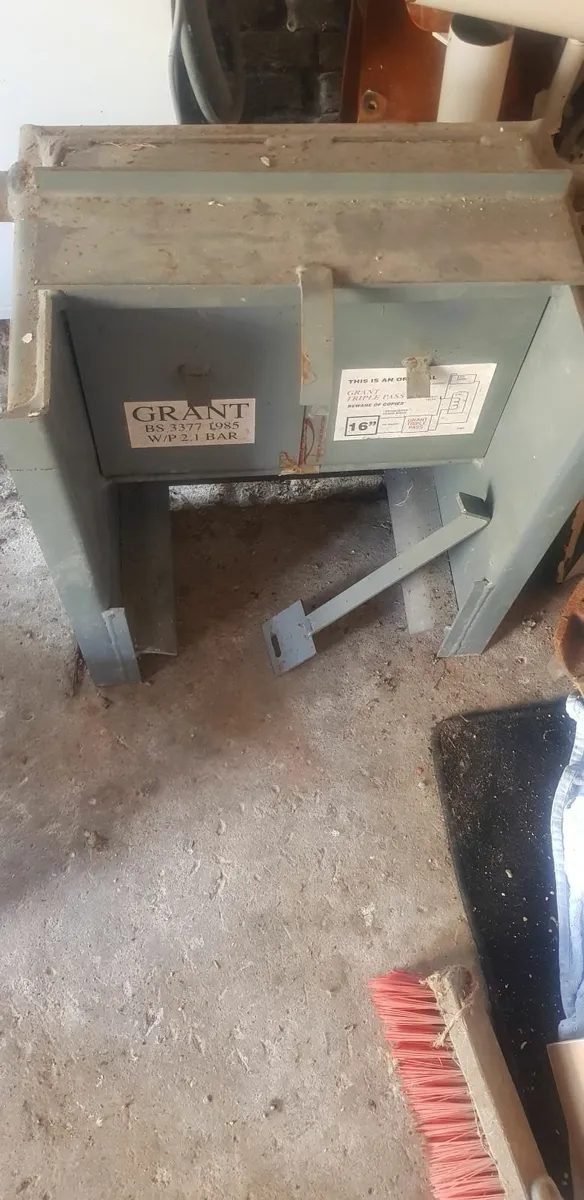 Grant 16" back boiler never used - Image 1