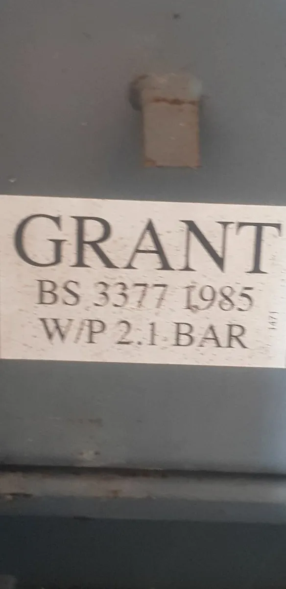 Grant 16" back boiler never used - Image 2