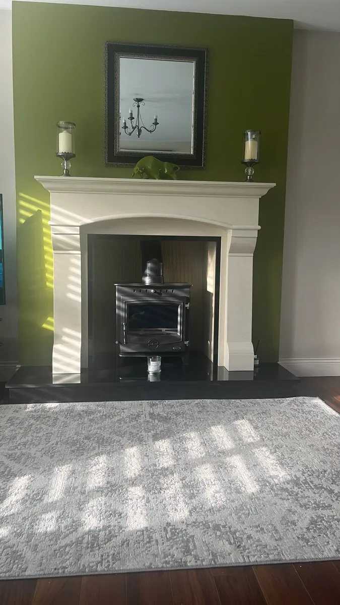 Mantel Piece and Stove - Image 1