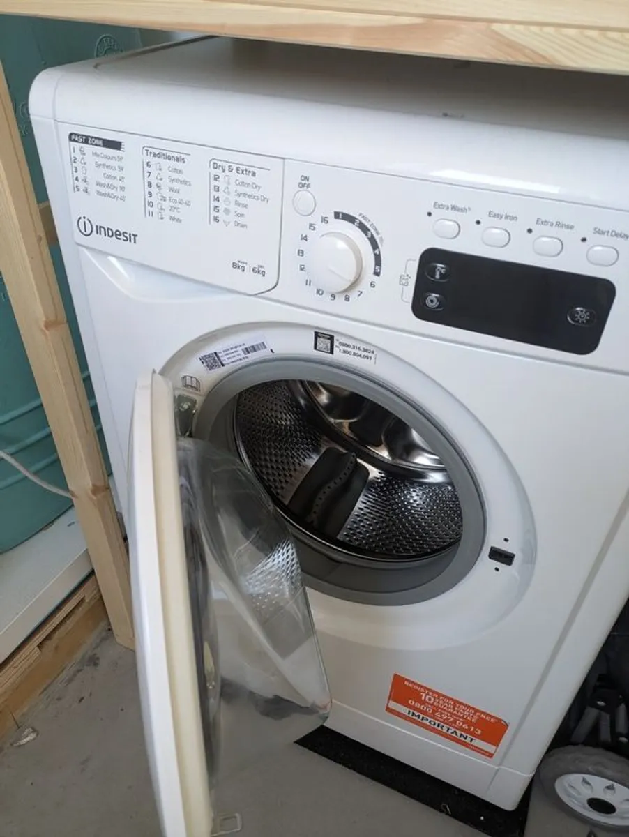 Used Indesit 8kg Washer Dryer - Image 2
