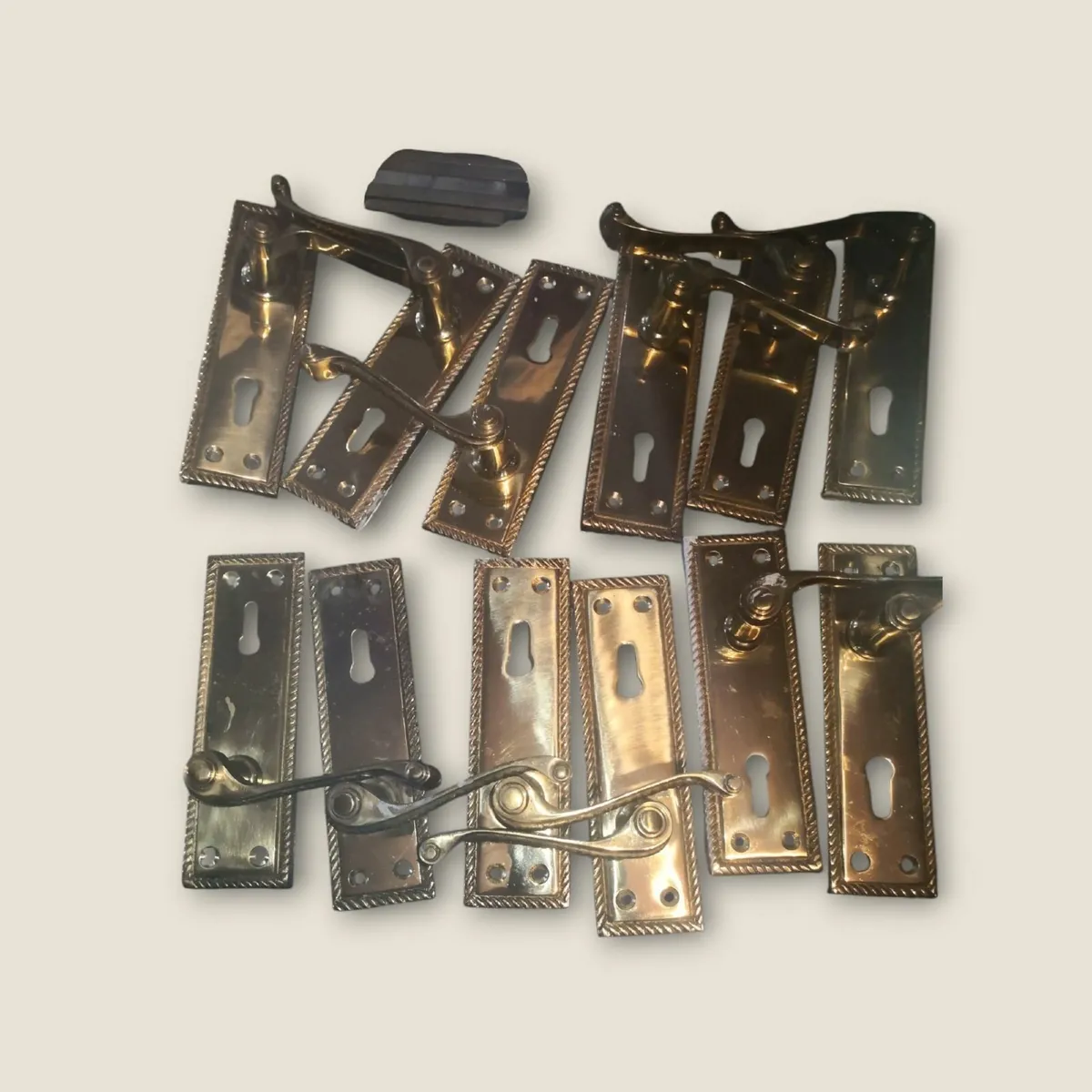Polished Brass door handles