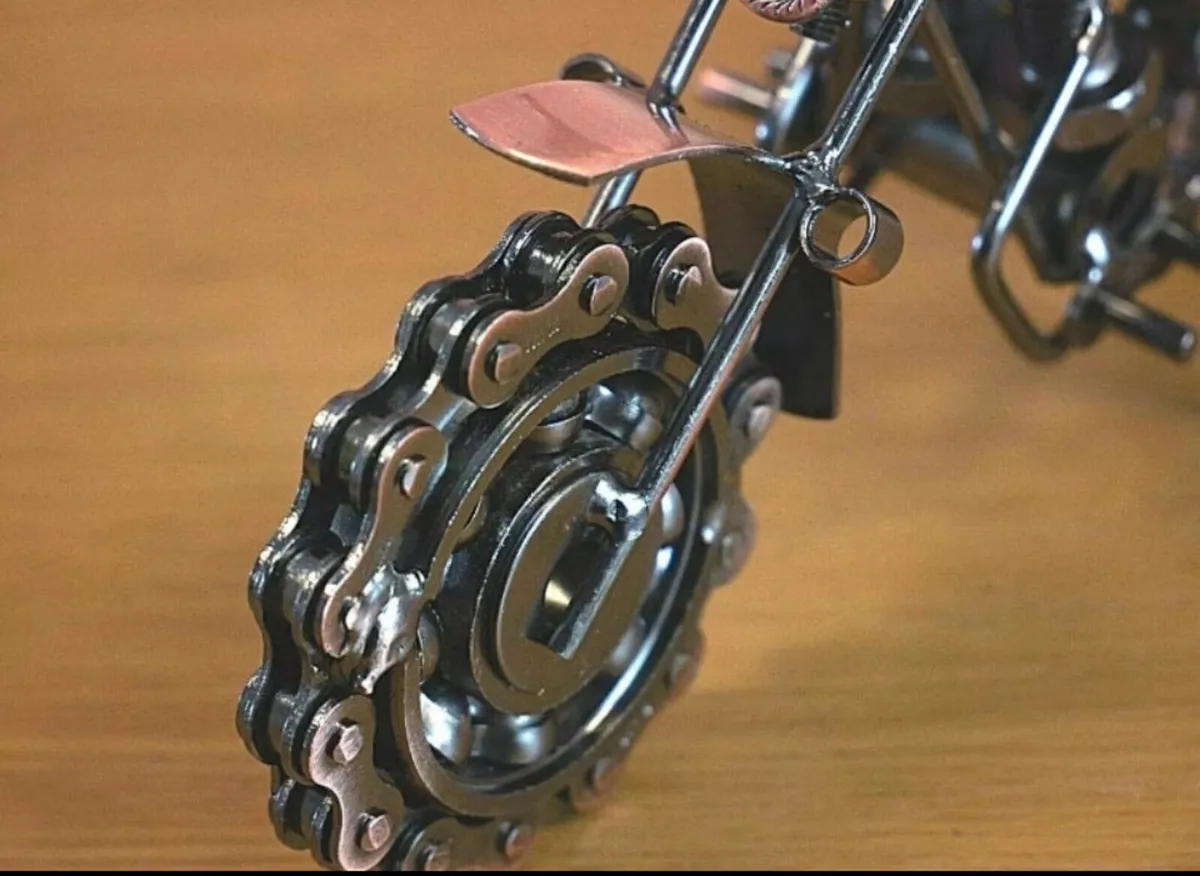 Hand Made Motorbike Motocross Model Nuts Bolts - Image 2