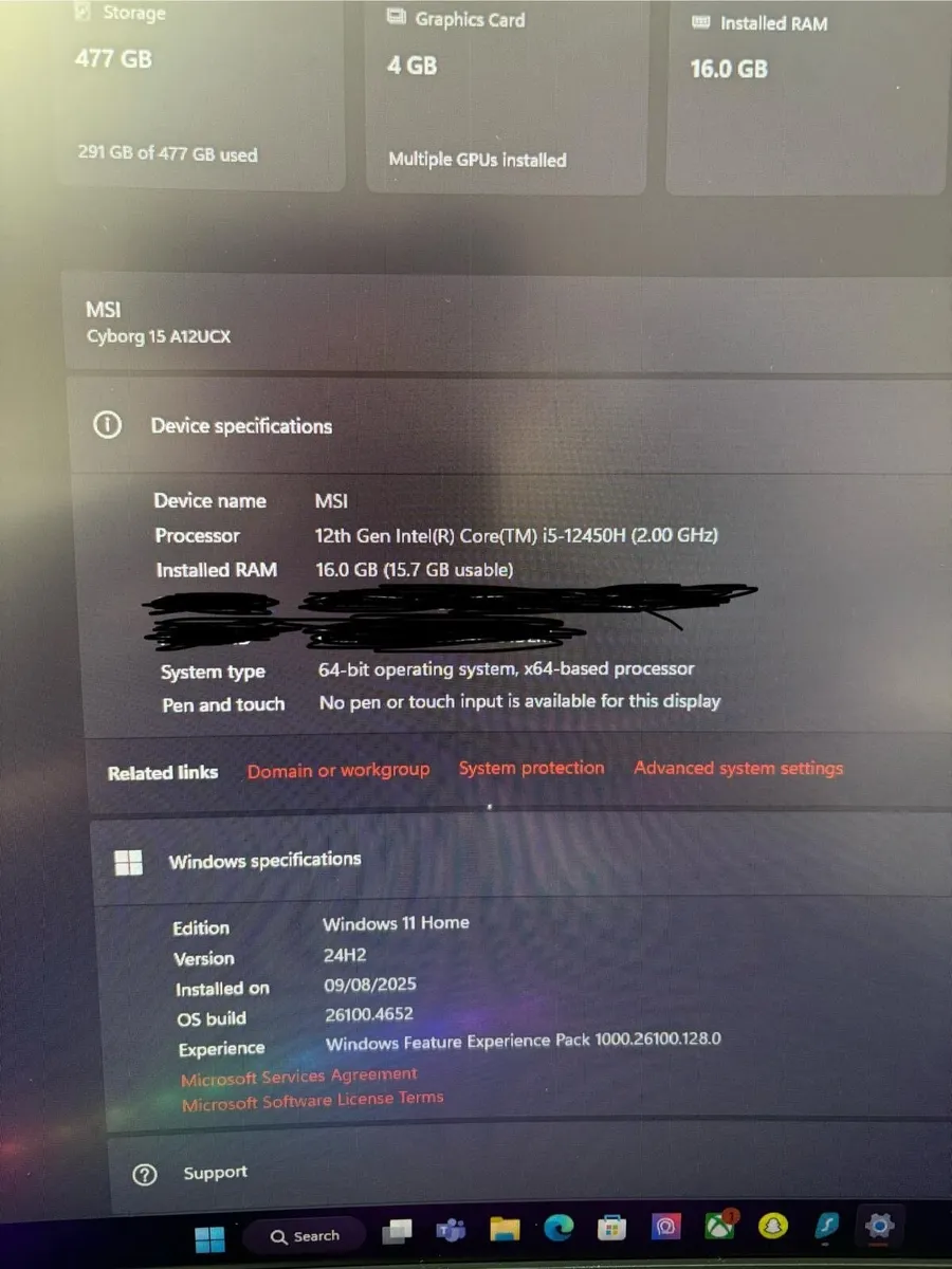 MSI Laptop - Image 1