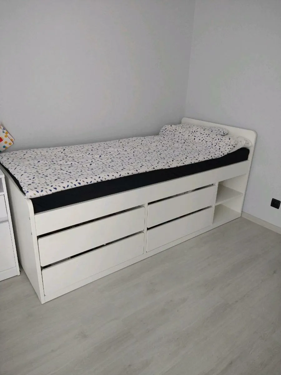 Ikea Slakt single bed with Mattress - Image 1