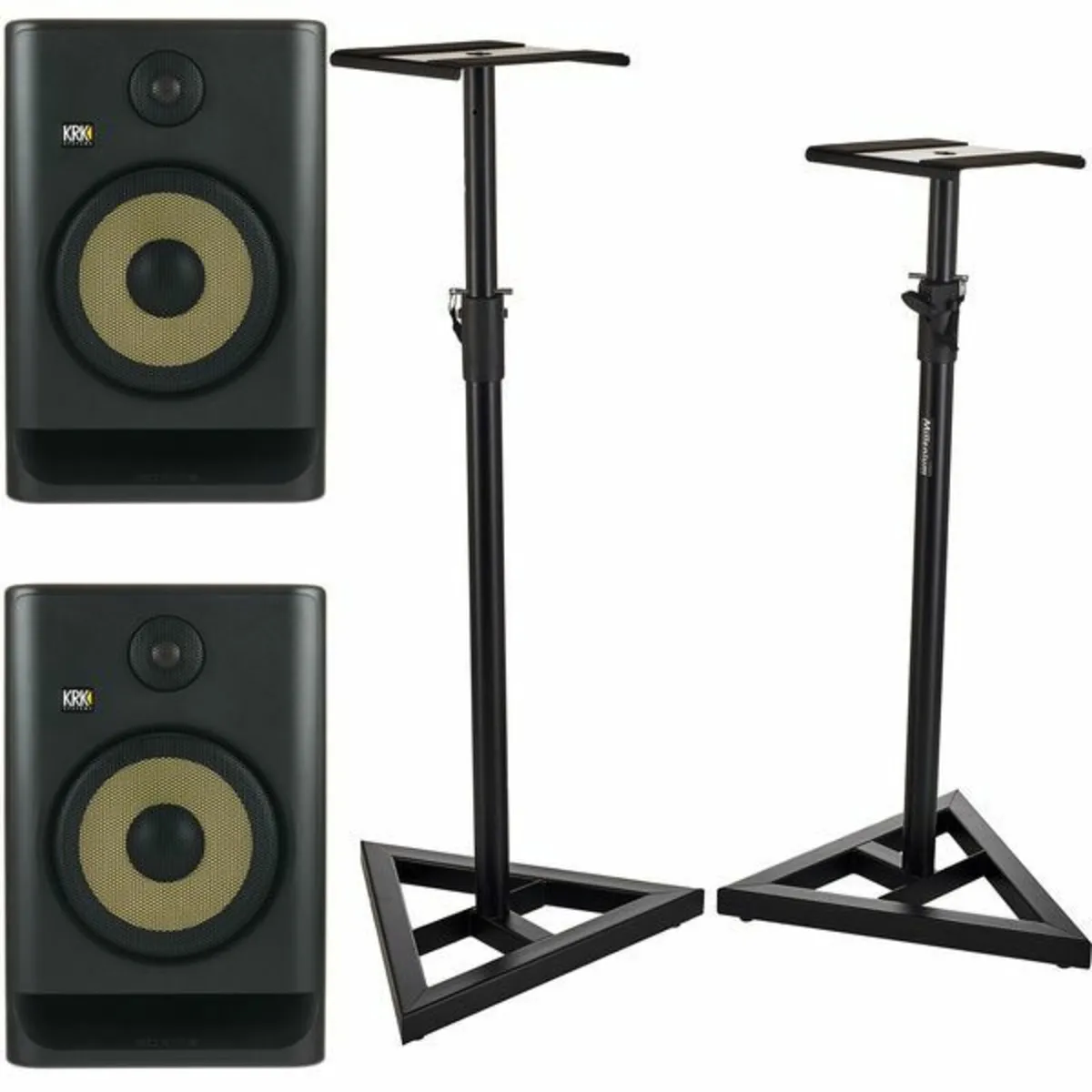 KRK Rokit RP8 G5 Stand Bundle