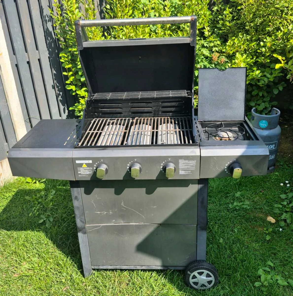 Phoenix 3 Burner Gas BBQ and Charcoal Bbq with 1 S - Image 2