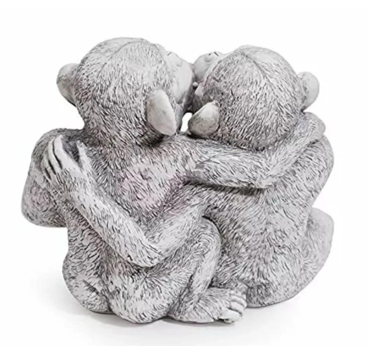 Kissing Monkeys Garden Ornament Love Chimps NEW - Image 4