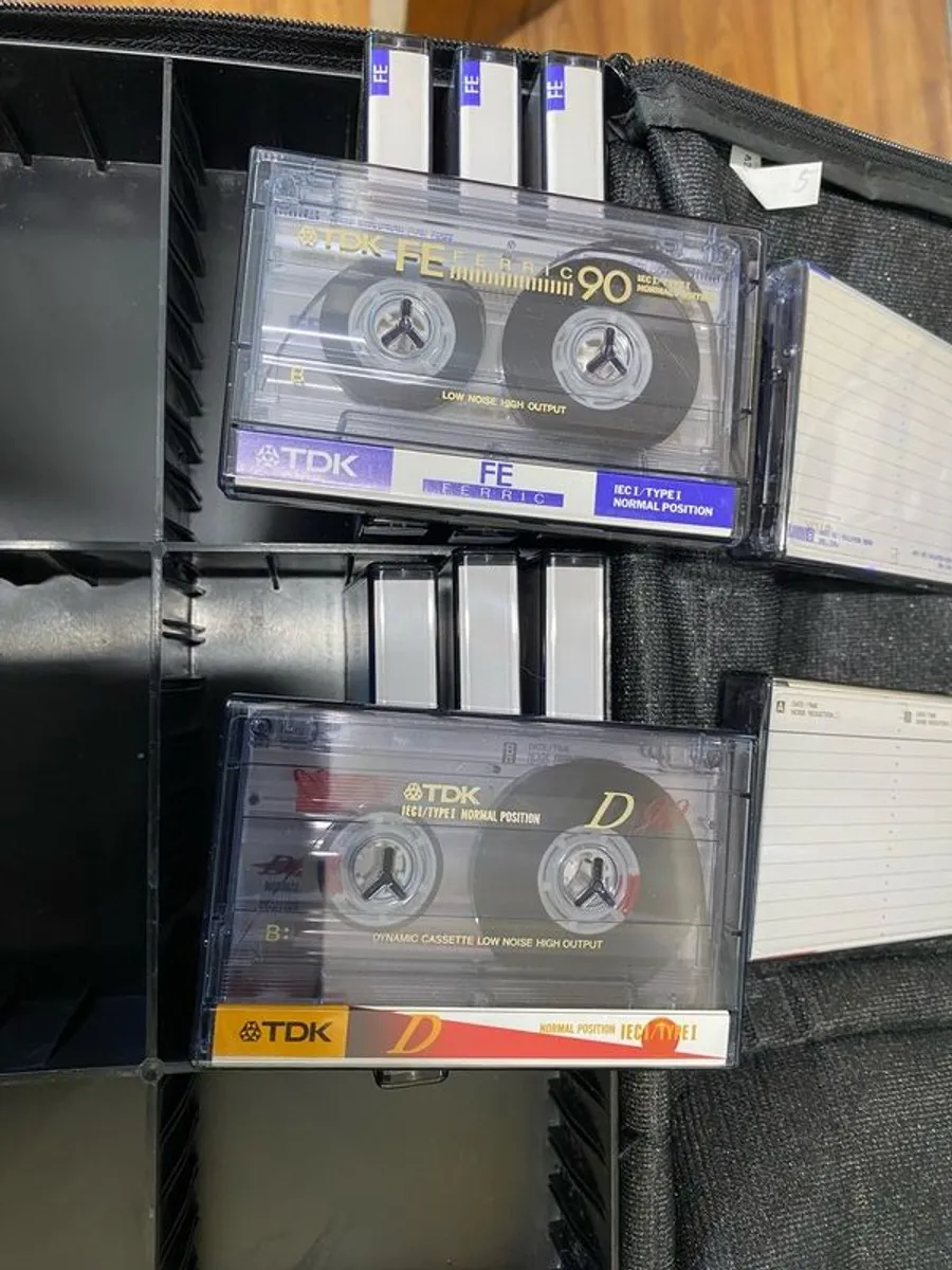 tapes TDK D 90 Cassette Tapes 5 off used - Image 1