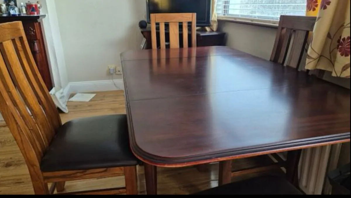 Extendable Vintage Drop Leaf Kitchen Dining Table - Image 2