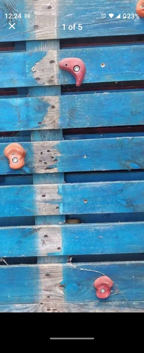 Homemade climbing wall - Image 1
