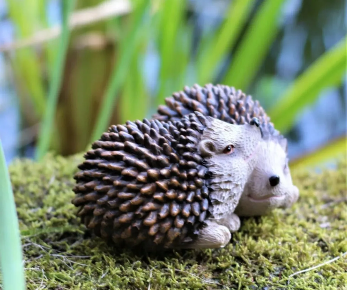 Baby Hedgehogs Garden Ornament NEW - Image 2