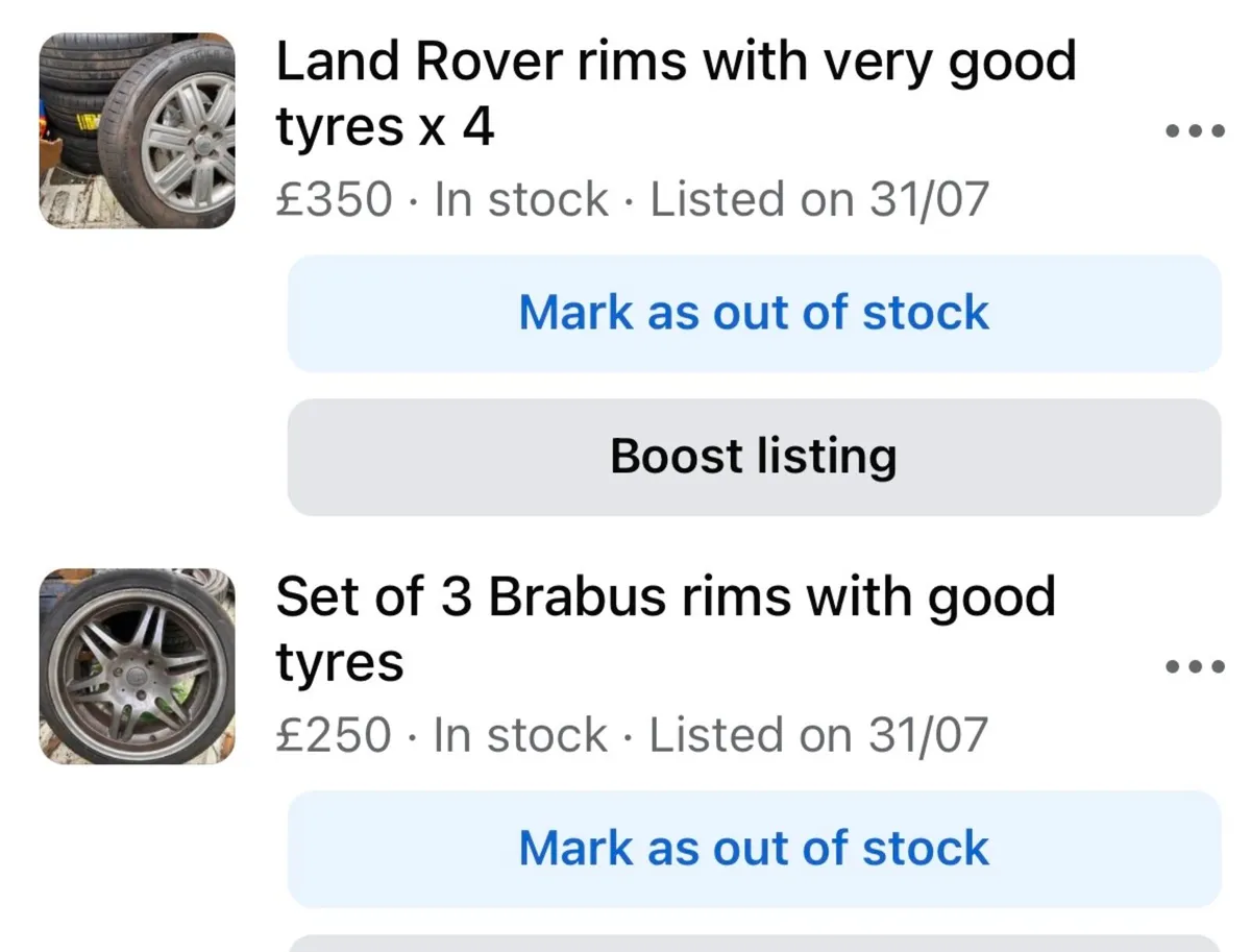 Tyres and rims
