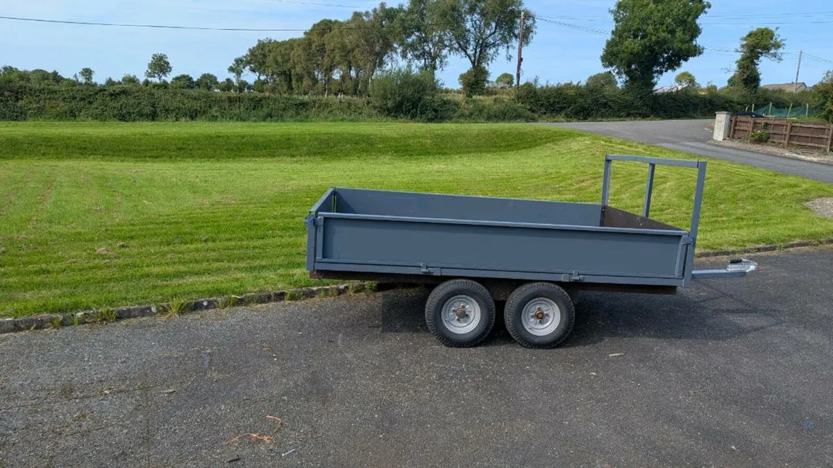 9x5.6 flatbed trailer with dropsides - Image 2