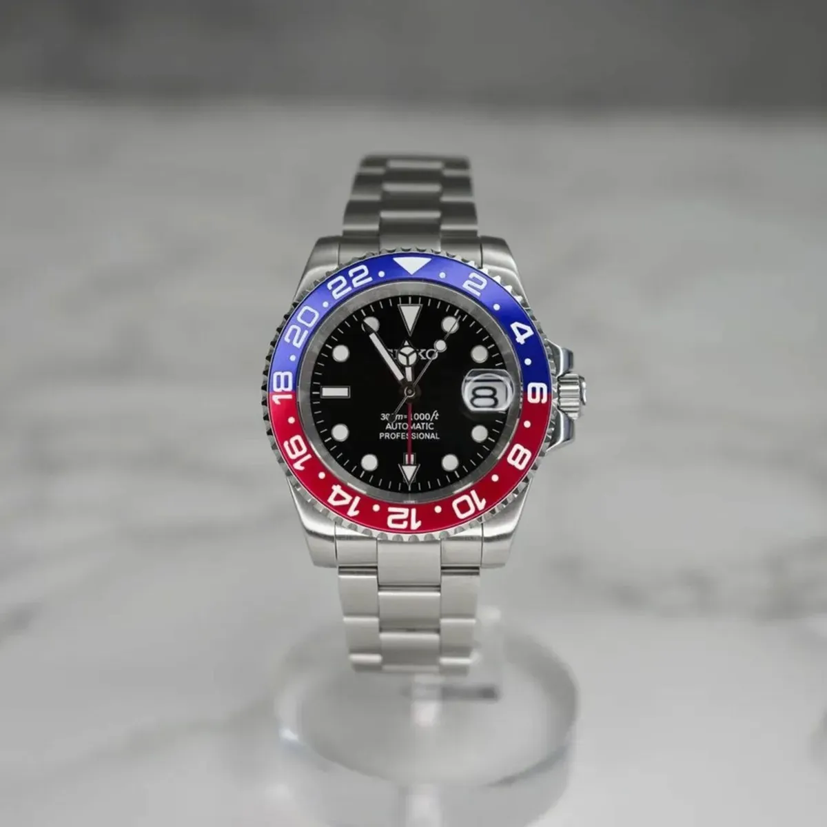Brand New Seiko Pepsi Style Mod Watch - Image 1
