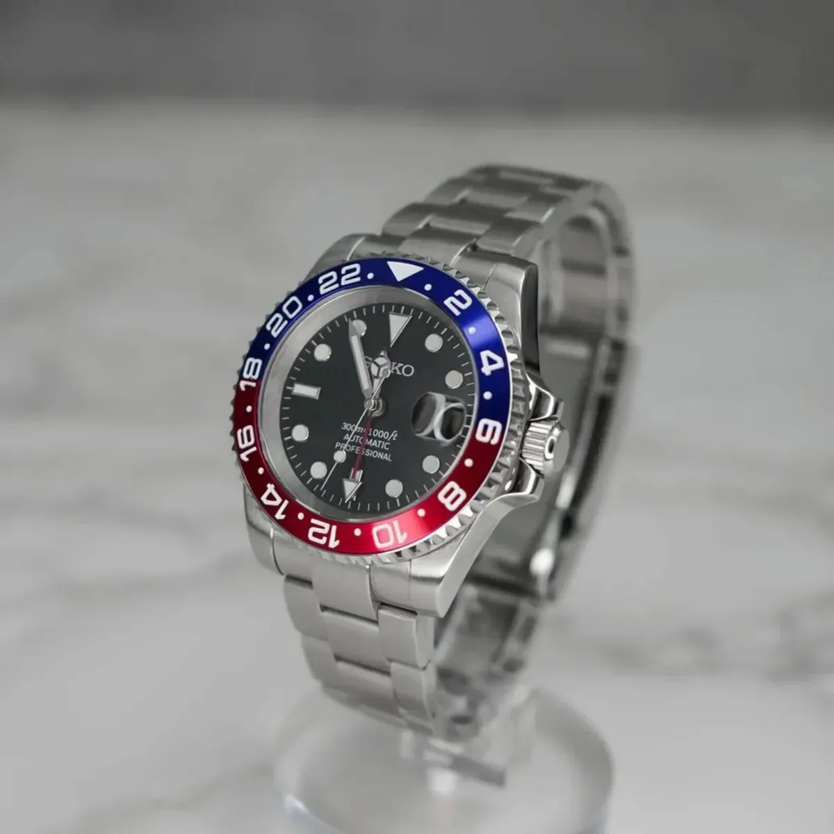 Brand New Seiko Pepsi Style Mod Watch - Image 2