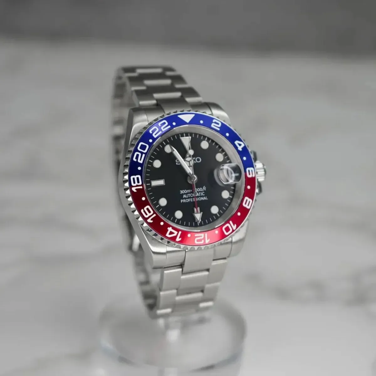 Brand New Seiko Pepsi Style Mod Watch - Image 3