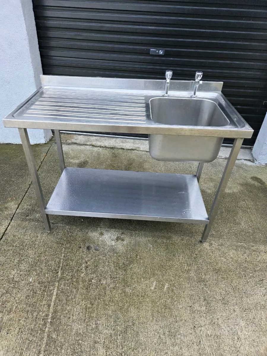 Stainless steel single bowl sink - Image 2