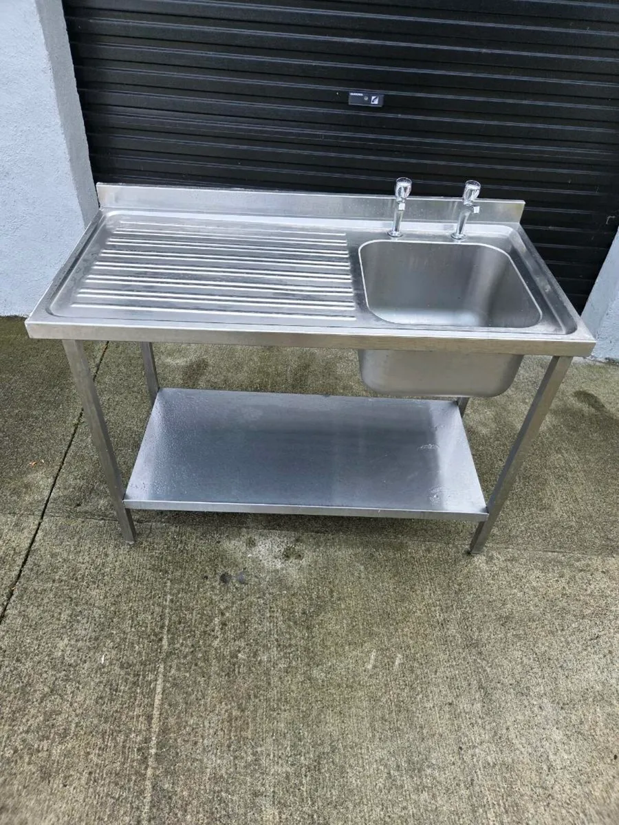 Stainless steel single bowl sink - Image 3