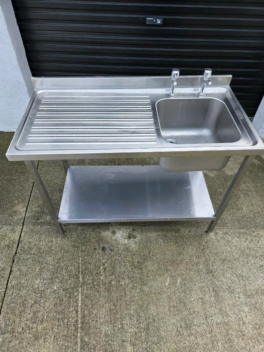 Stainless steel single bowl sink - Image 4