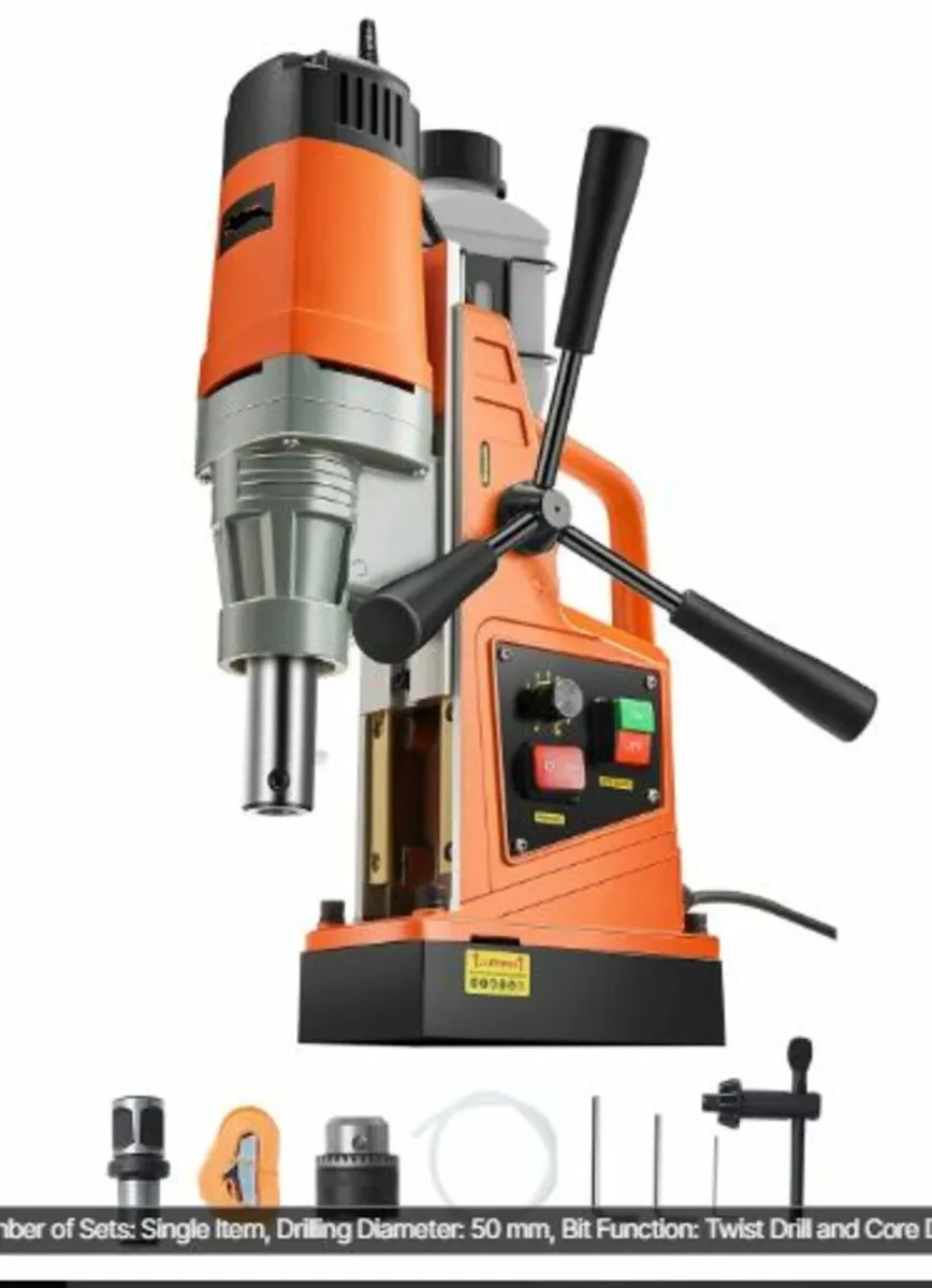 Magnetic Drill 1550W 2922lbf/13000N Portable Mag - Image 1