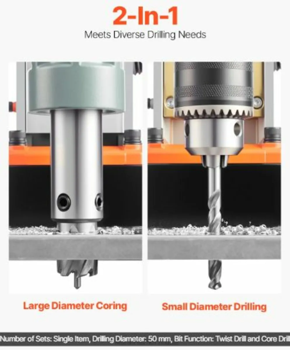 Magnetic Drill 1550W 2922lbf/13000N Portable Mag - Image 3