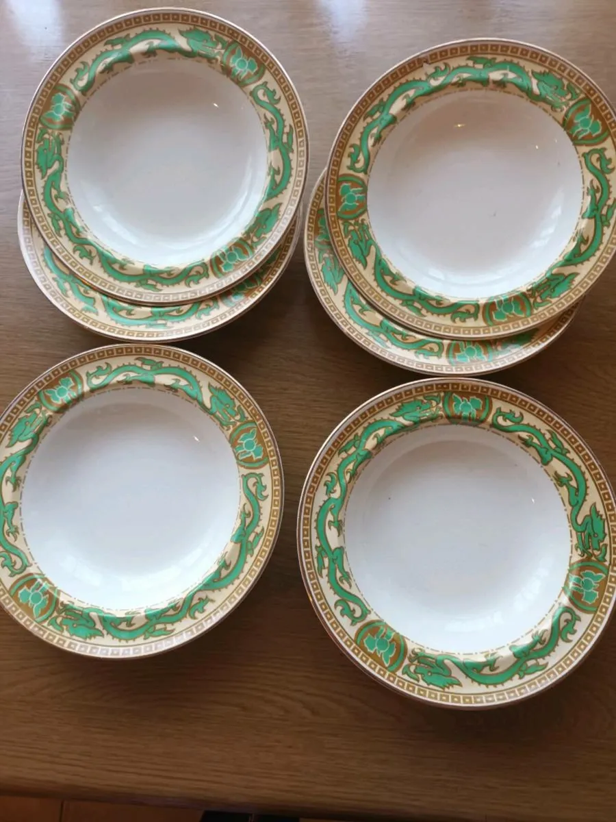 6 Vintage  ARKLOW  POTTERY Pudding bowls - Image 1