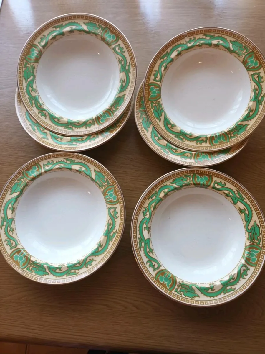 6 Vintage  ARKLOW  POTTERY Pudding bowls - Image 2