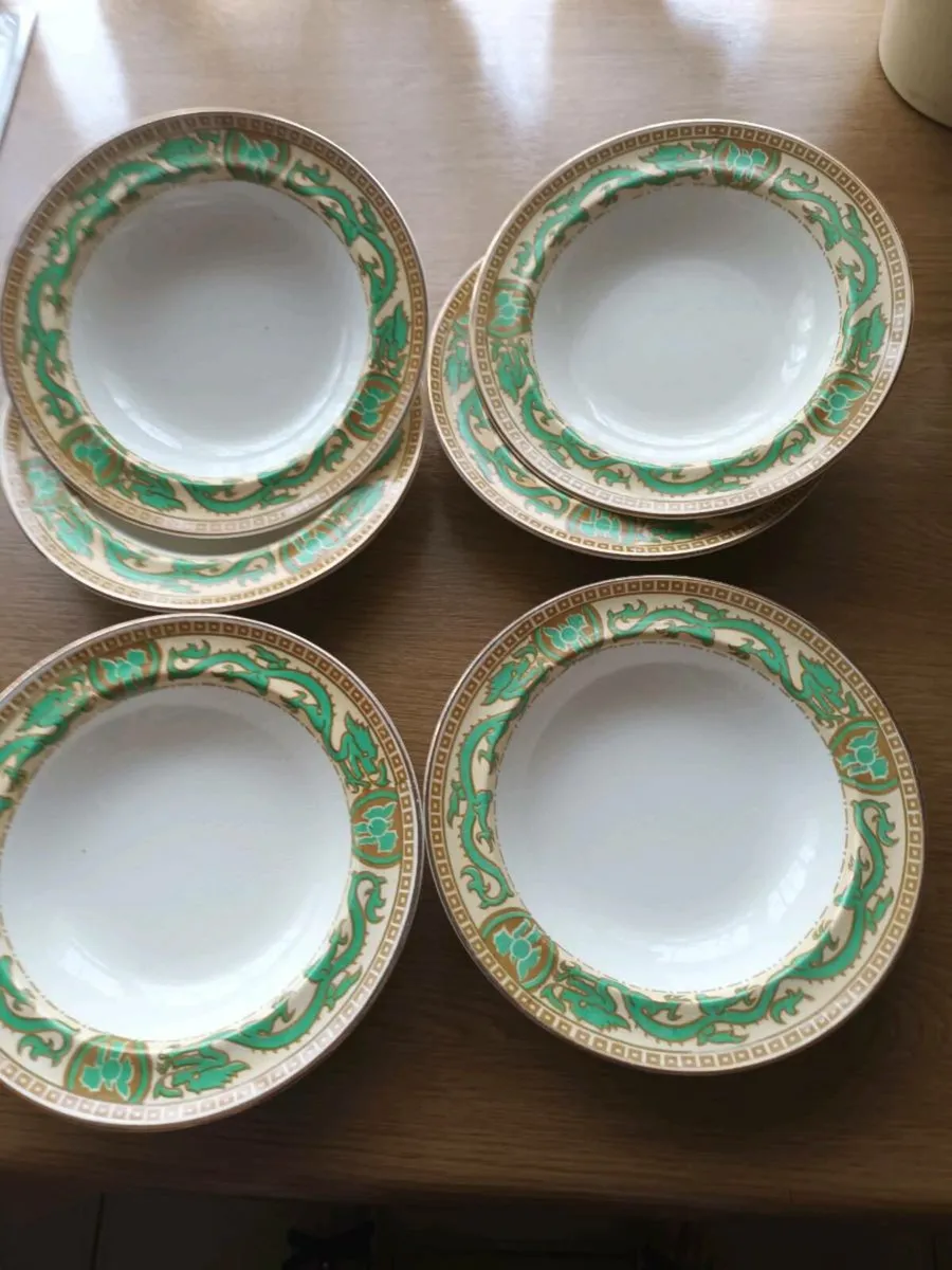 6 Vintage  ARKLOW  POTTERY Pudding bowls - Image 4