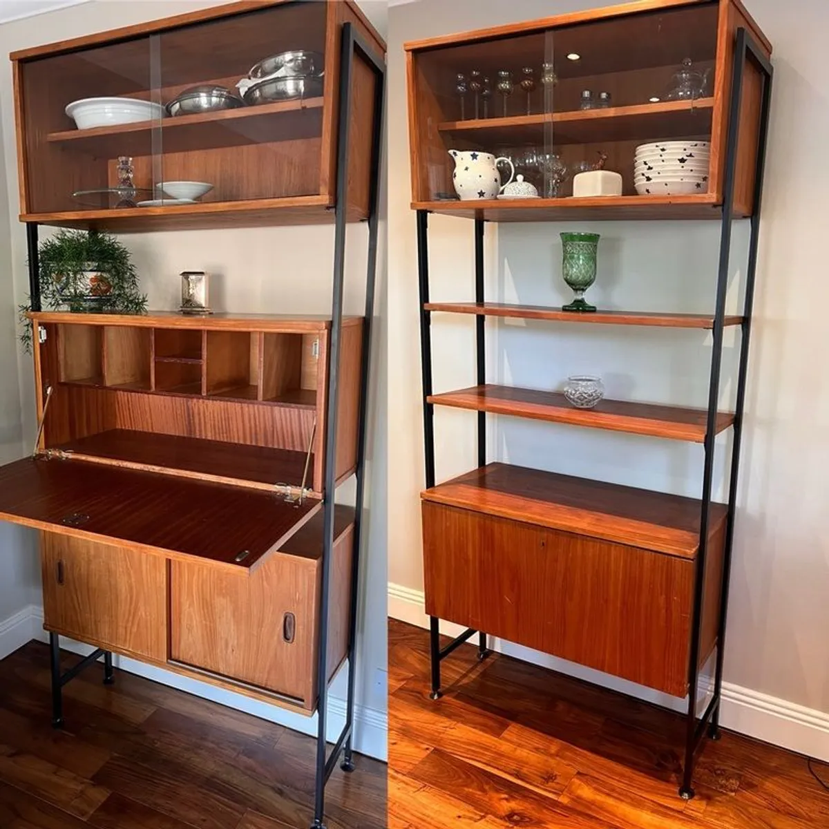 Two Avalon Mid Century like Ladderax Modular Shelvings Units - Image 1