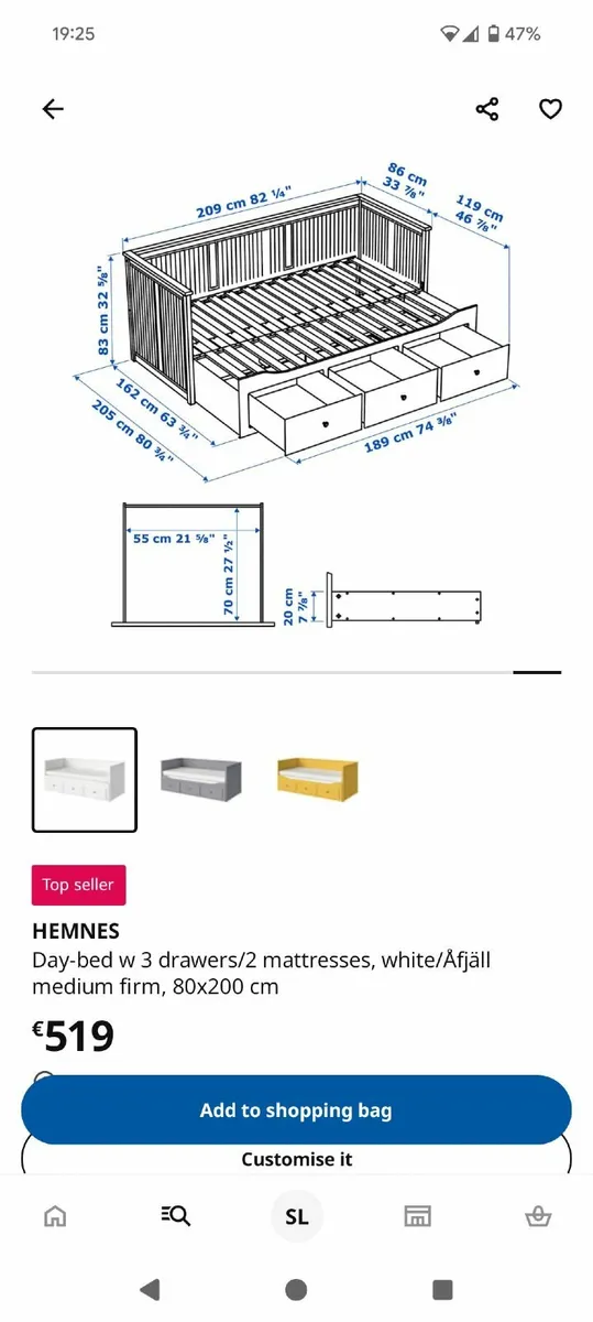 Ikea daybed - Image 2